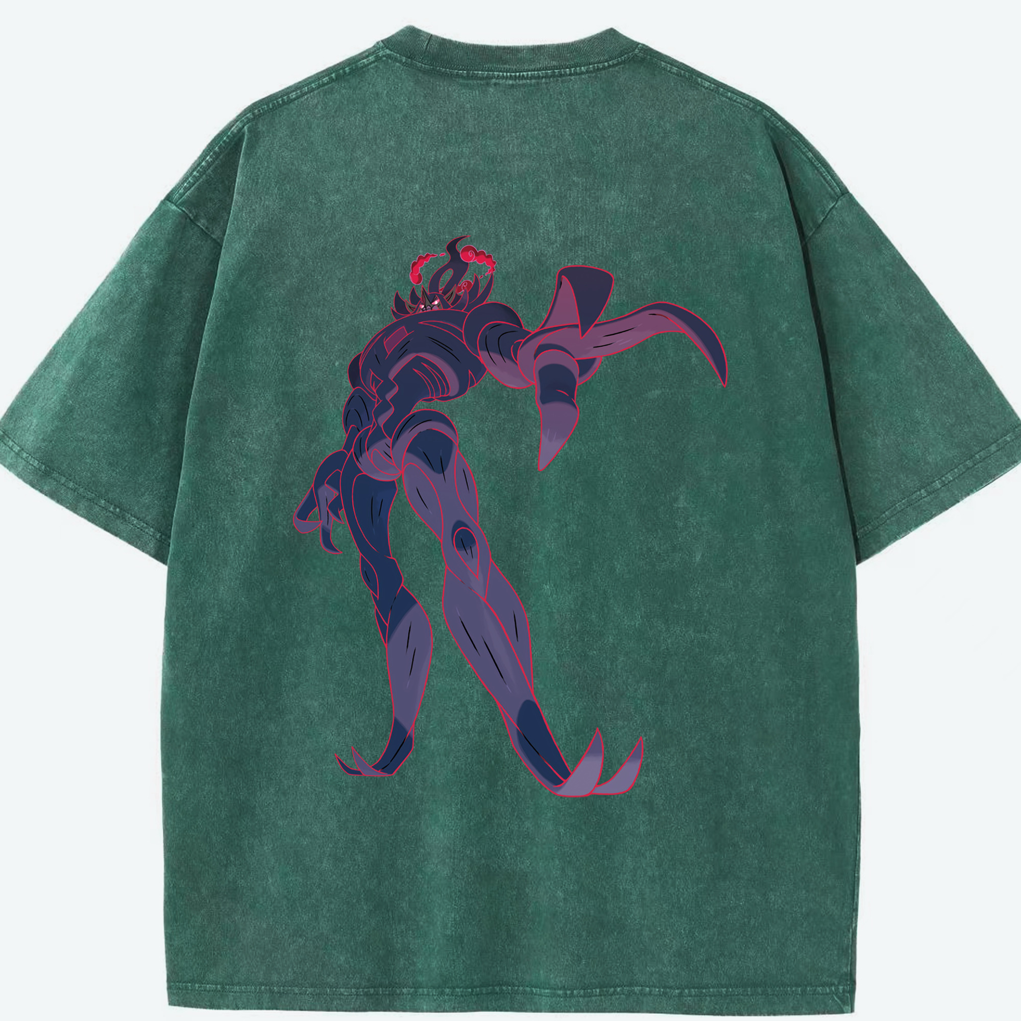 （画像用） ポケットモンスター Pokémon 綿100% ヴィンテージ風 半袖Tシャツ（背面プリント）